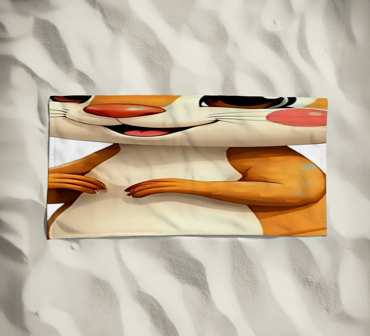 Squirrel_3a beach towel by Tierisch bunt by LK