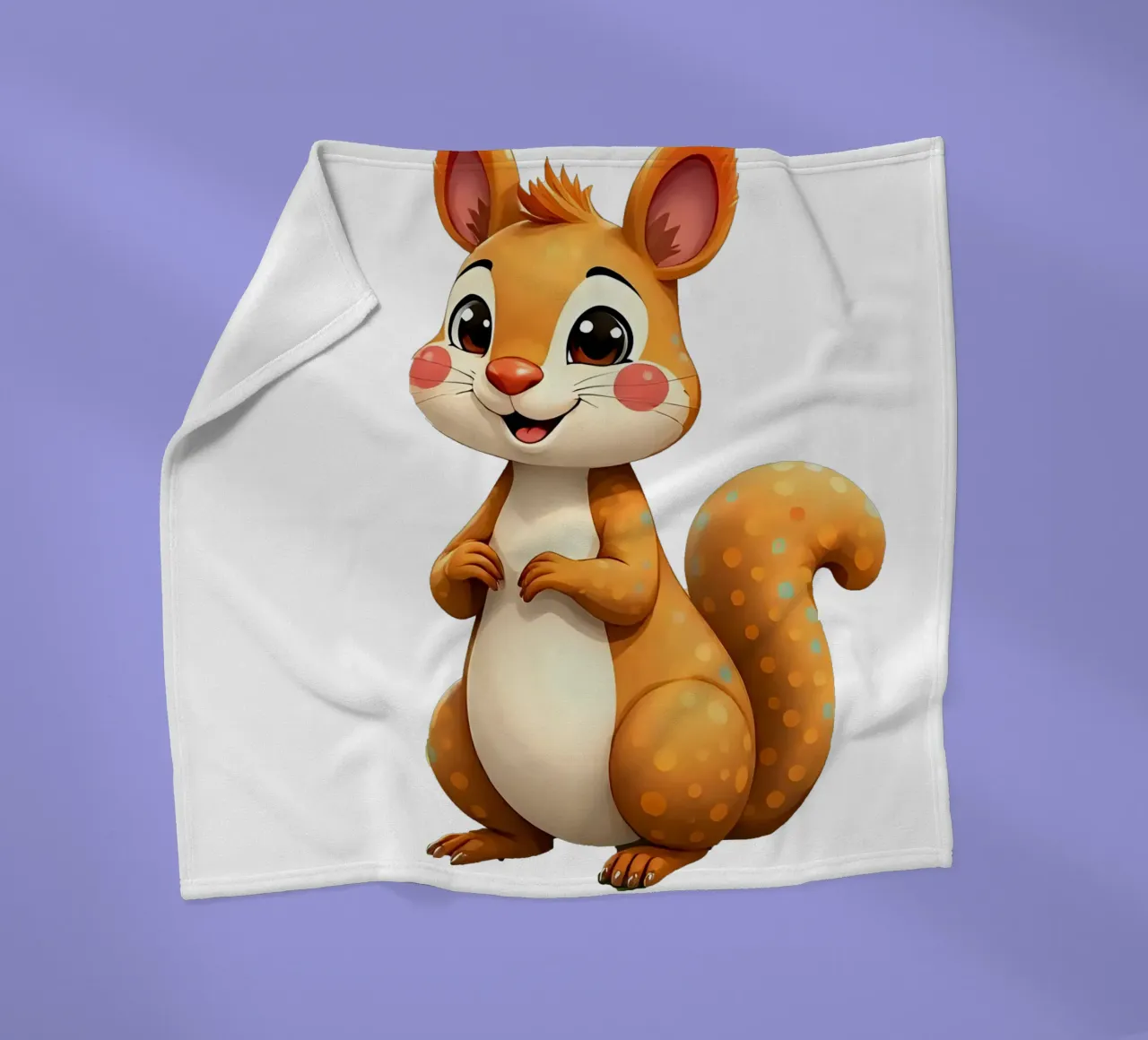 Eichhörnchen_3a Fleecedecke von Tierisch bunt by LK