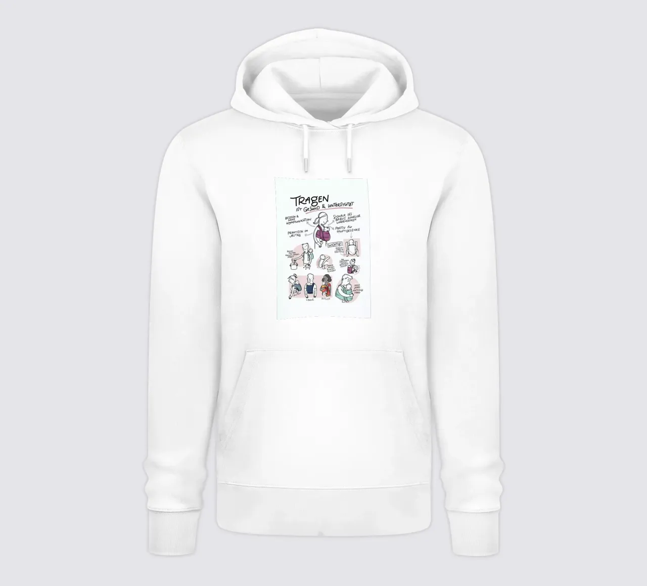 Tragen hoodie by Geborgen Wachsen x JUNIQE