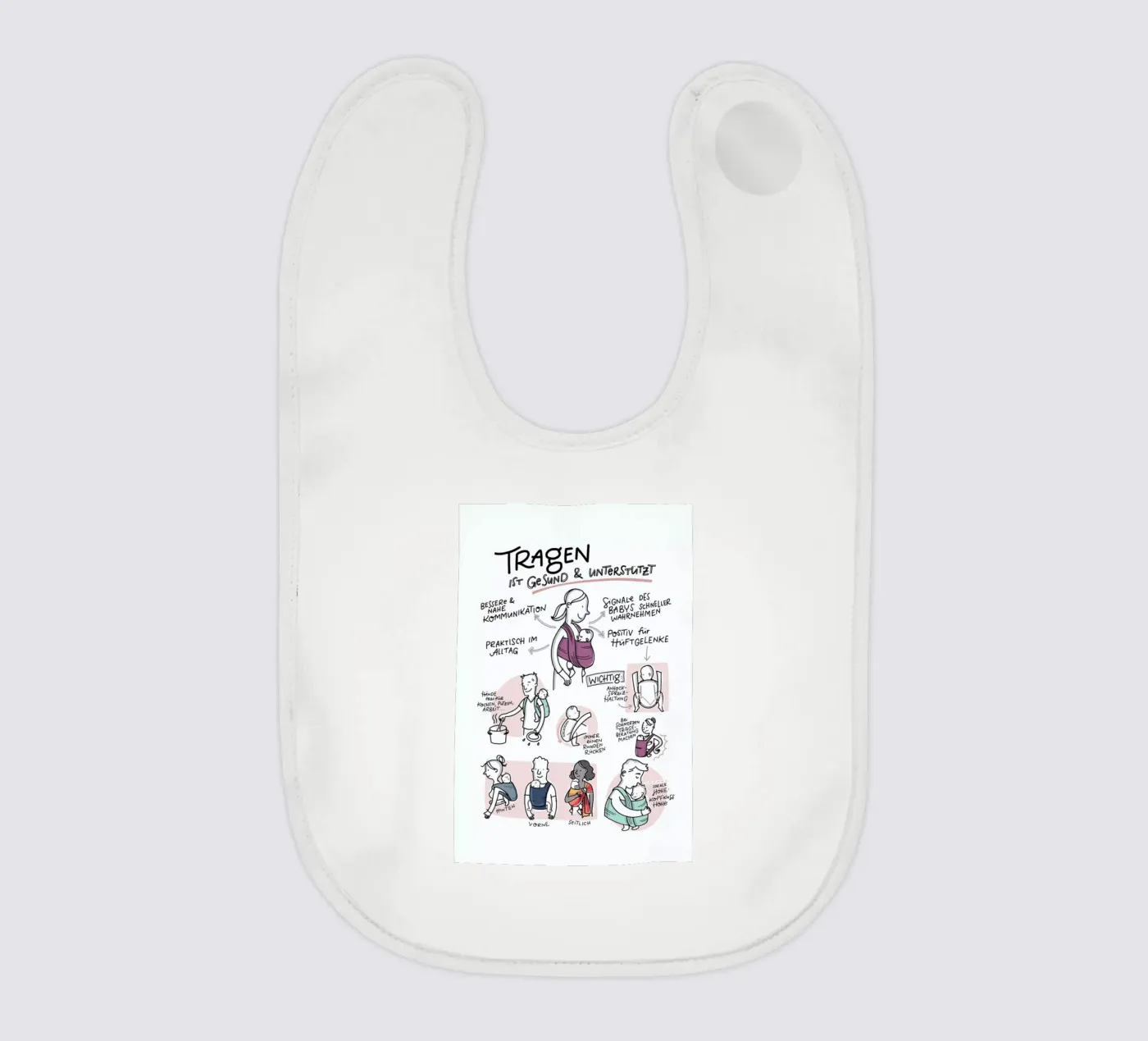 Tragen bavaglino da Geborgen Wachsen x JUNIQE