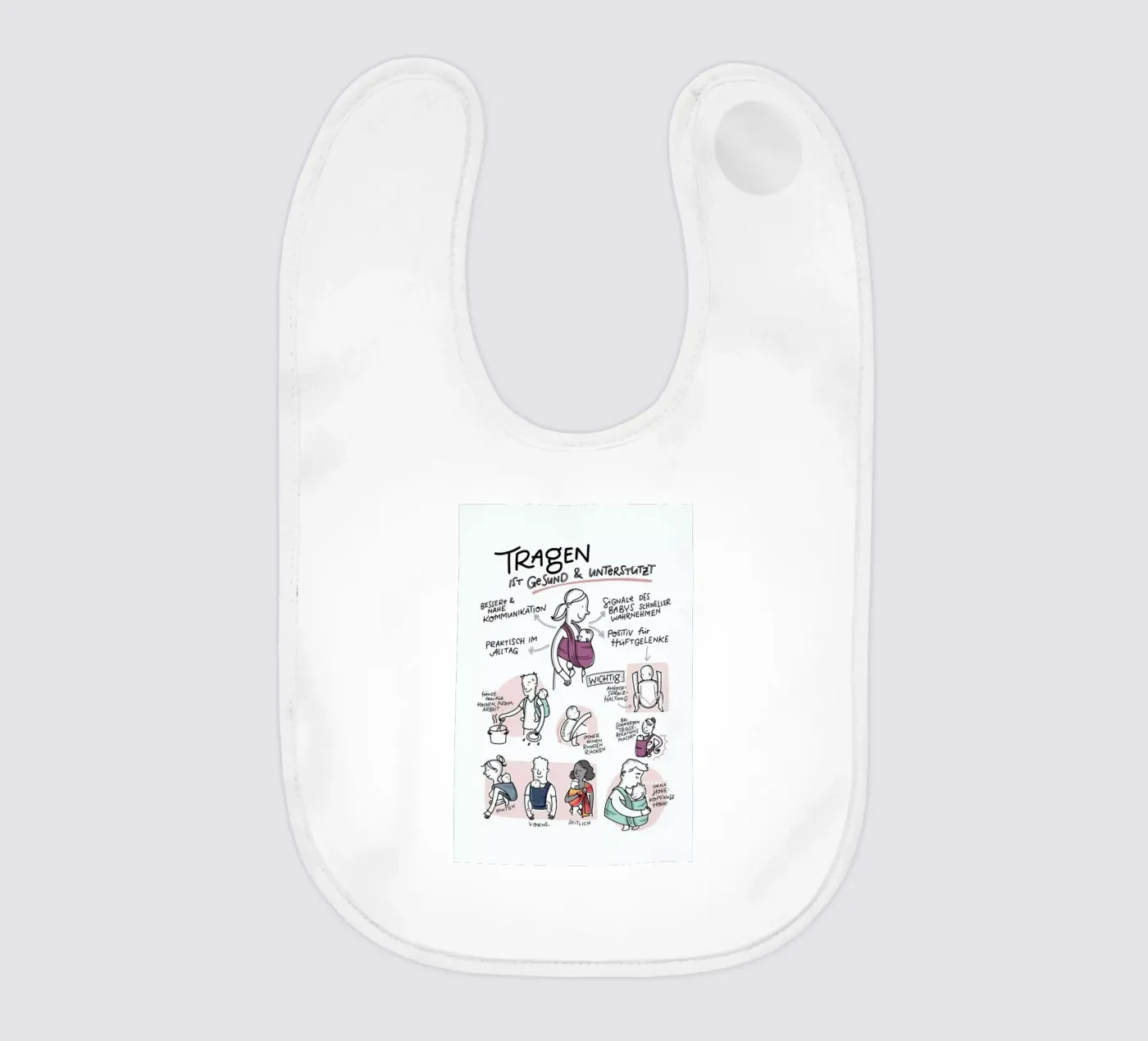 Tragen bavaglino da Geborgen Wachsen x JUNIQE