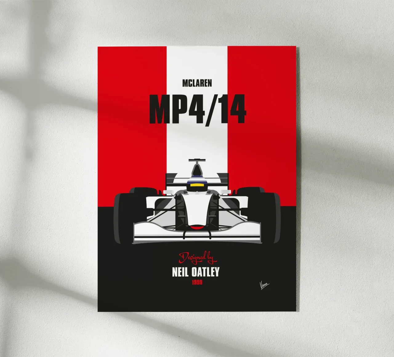 1999 McLaren MP4-14 plexiglass da Formula Art