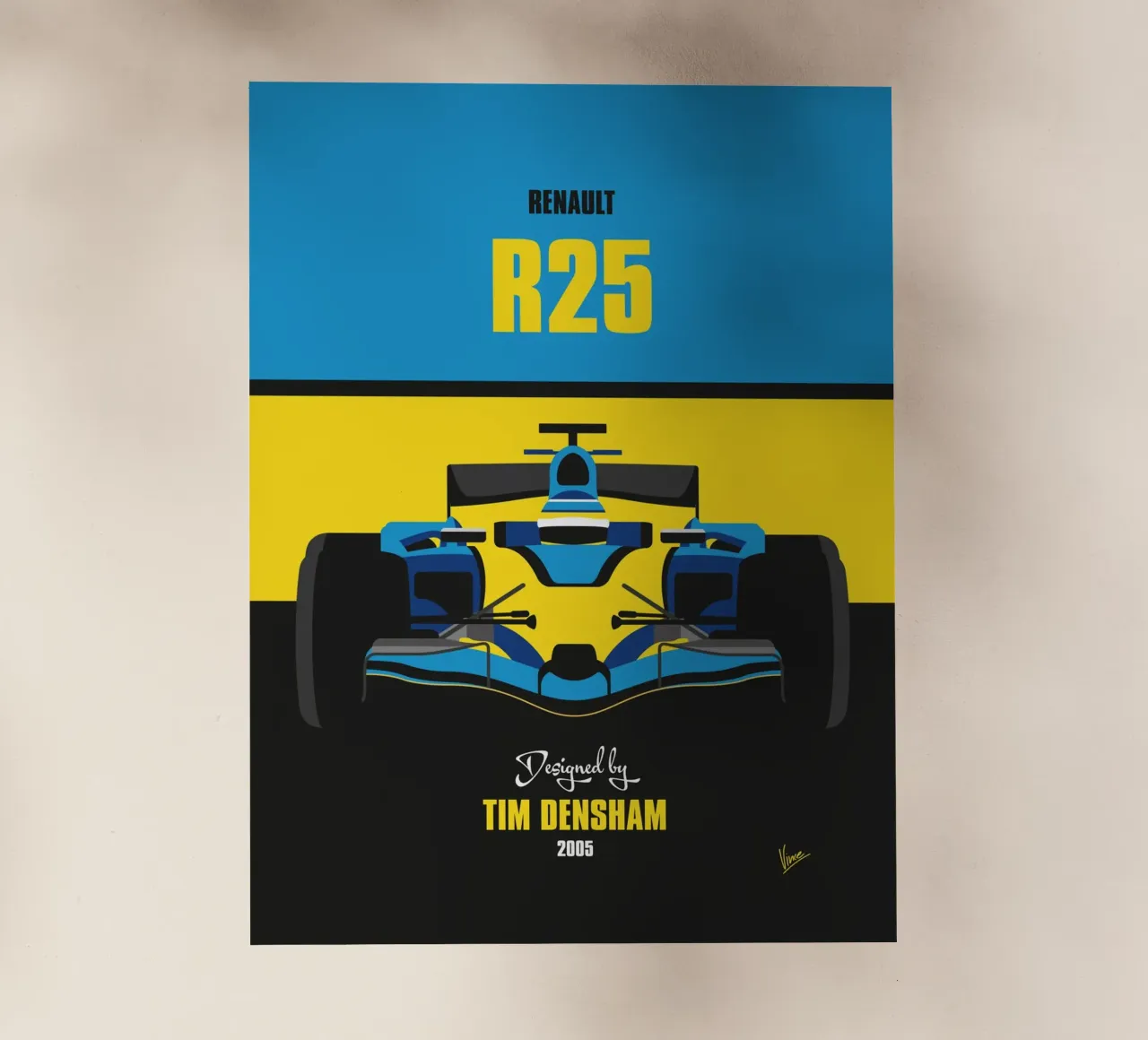 2005 Renault R25 pellicola backlit da Formula Art