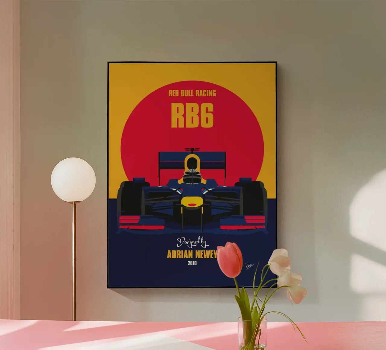 2010 Red Bull Racing RB6 plexiglass da Formula Art