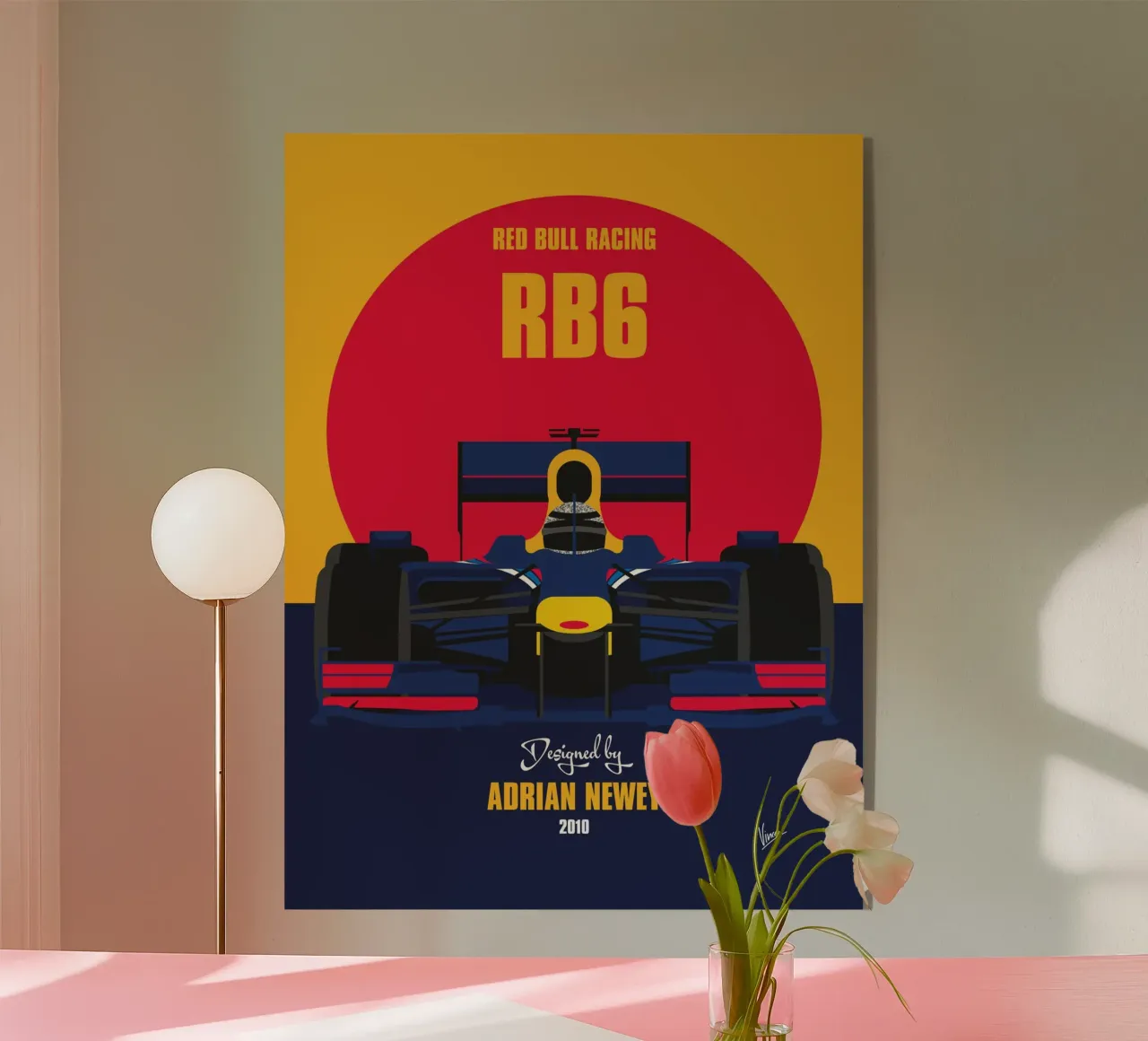 2010 Red Bull Racing RB6 plexiglass da Formula Art