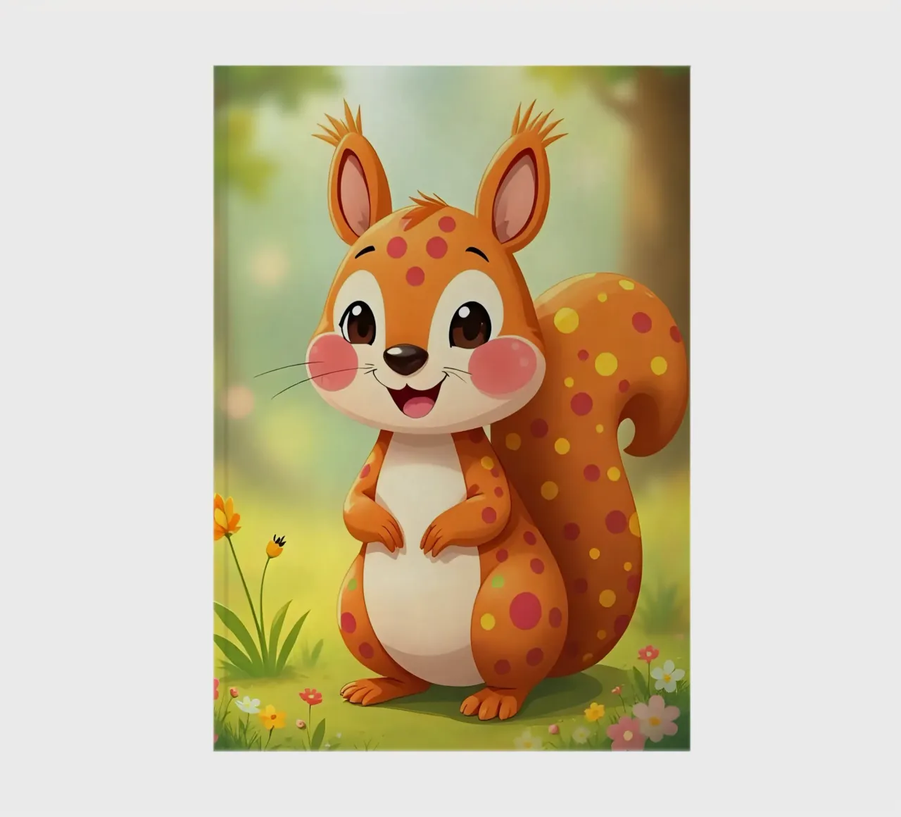 Squirrel_4 notebook by Tierisch bunt by LK