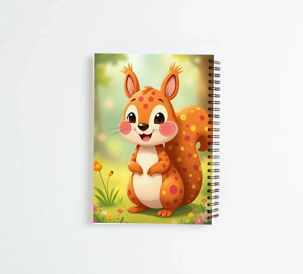 Squirrel_4 spiral notebook by Tierisch bunt by LK