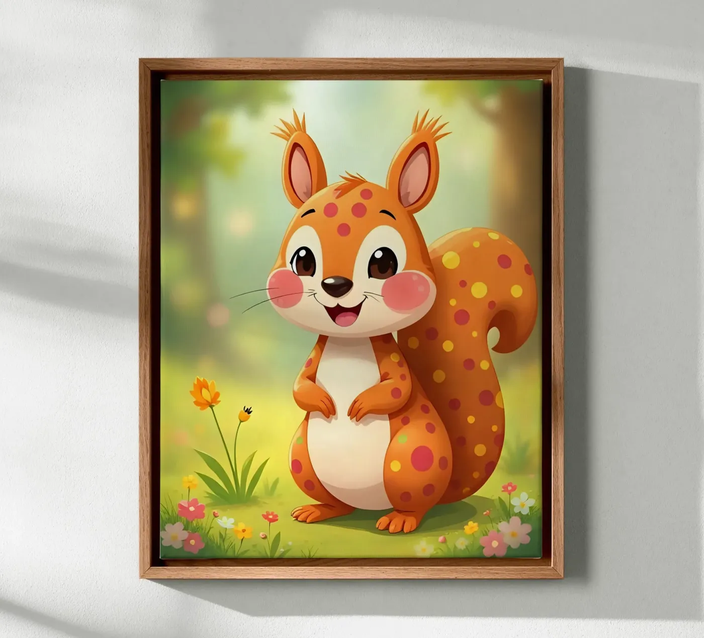 Squirrel_4 canvas by Tierisch bunt by LK