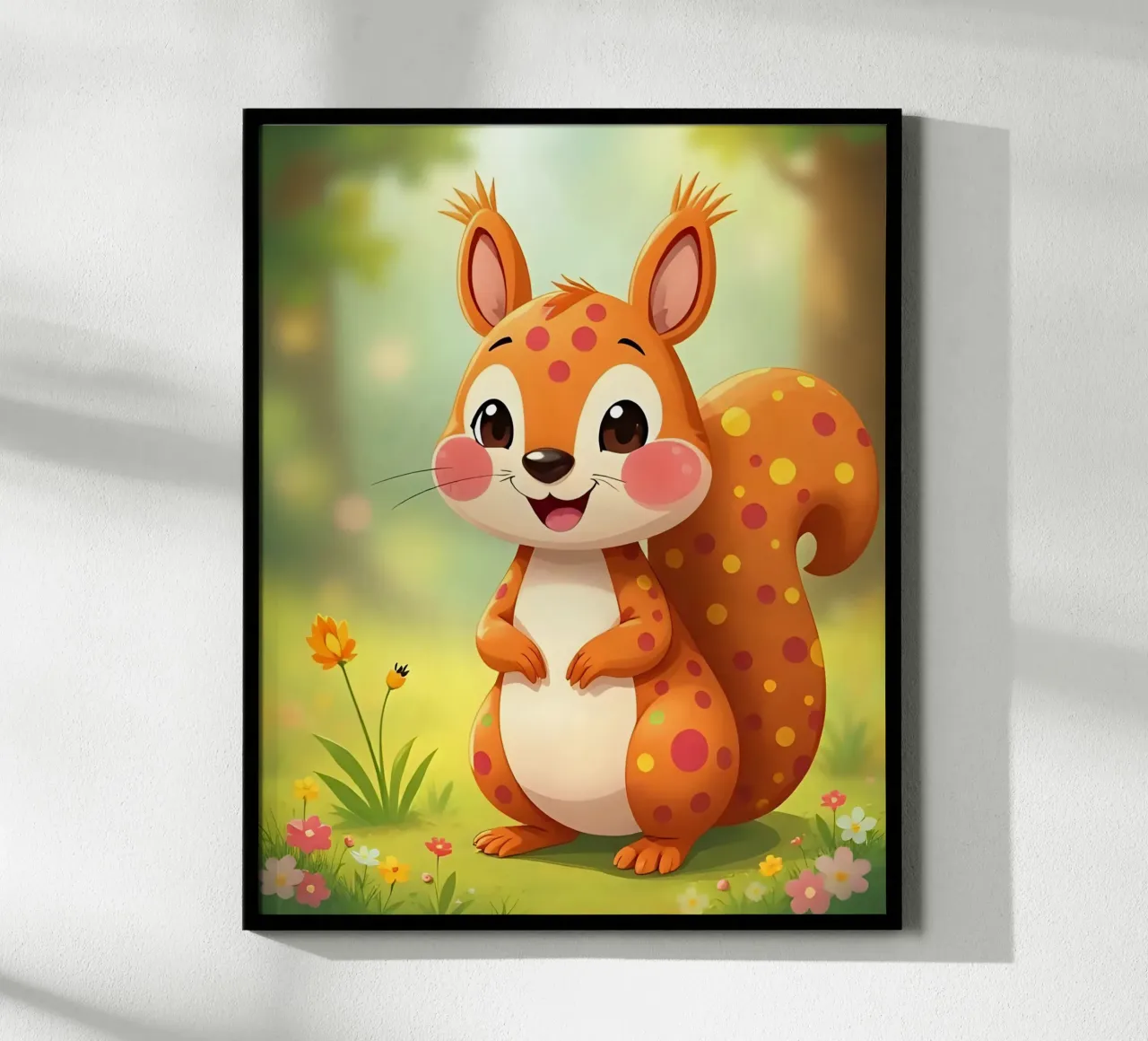 Squirrel_4 poster by Tierisch bunt by LK