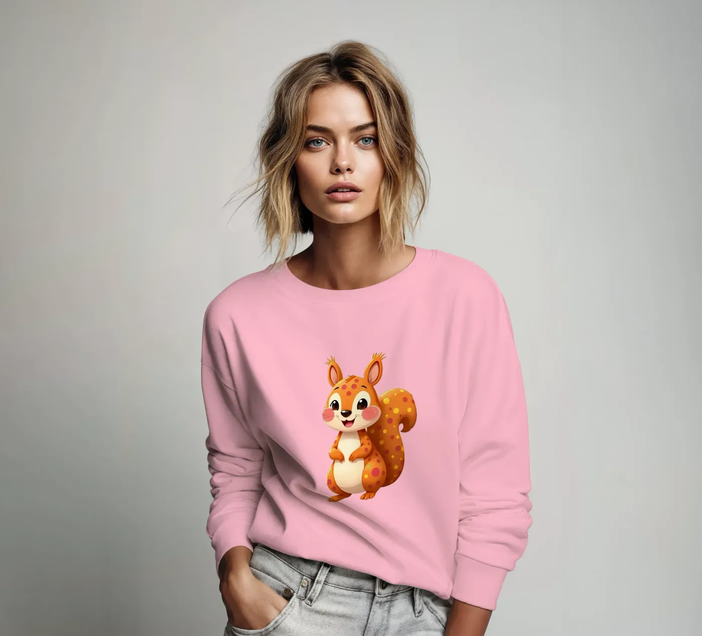 Scoiattolo_4a felpa da Tierisch bunt by LK