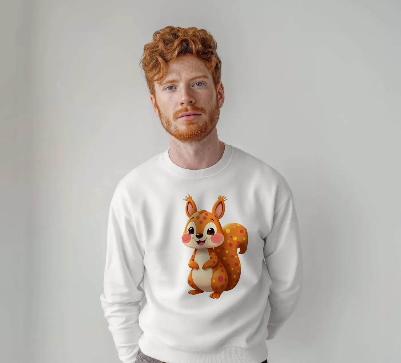 Scoiattolo_4a felpa da Tierisch bunt by LK