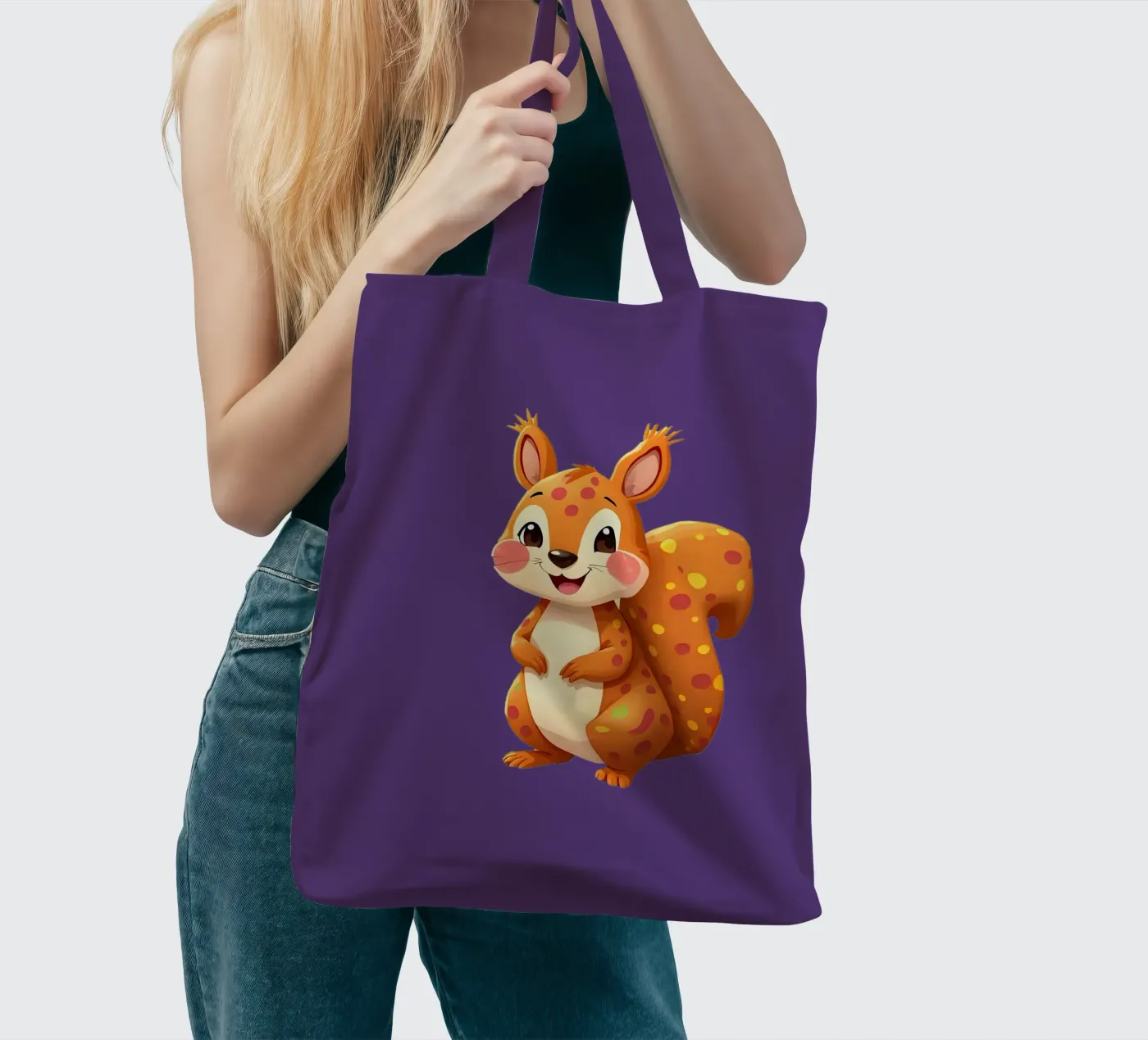 Squirrel_4a tote bag by Tierisch bunt by LK