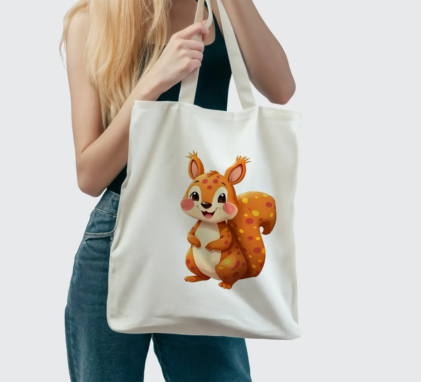 Squirrel_4a tote bag by Tierisch bunt by LK