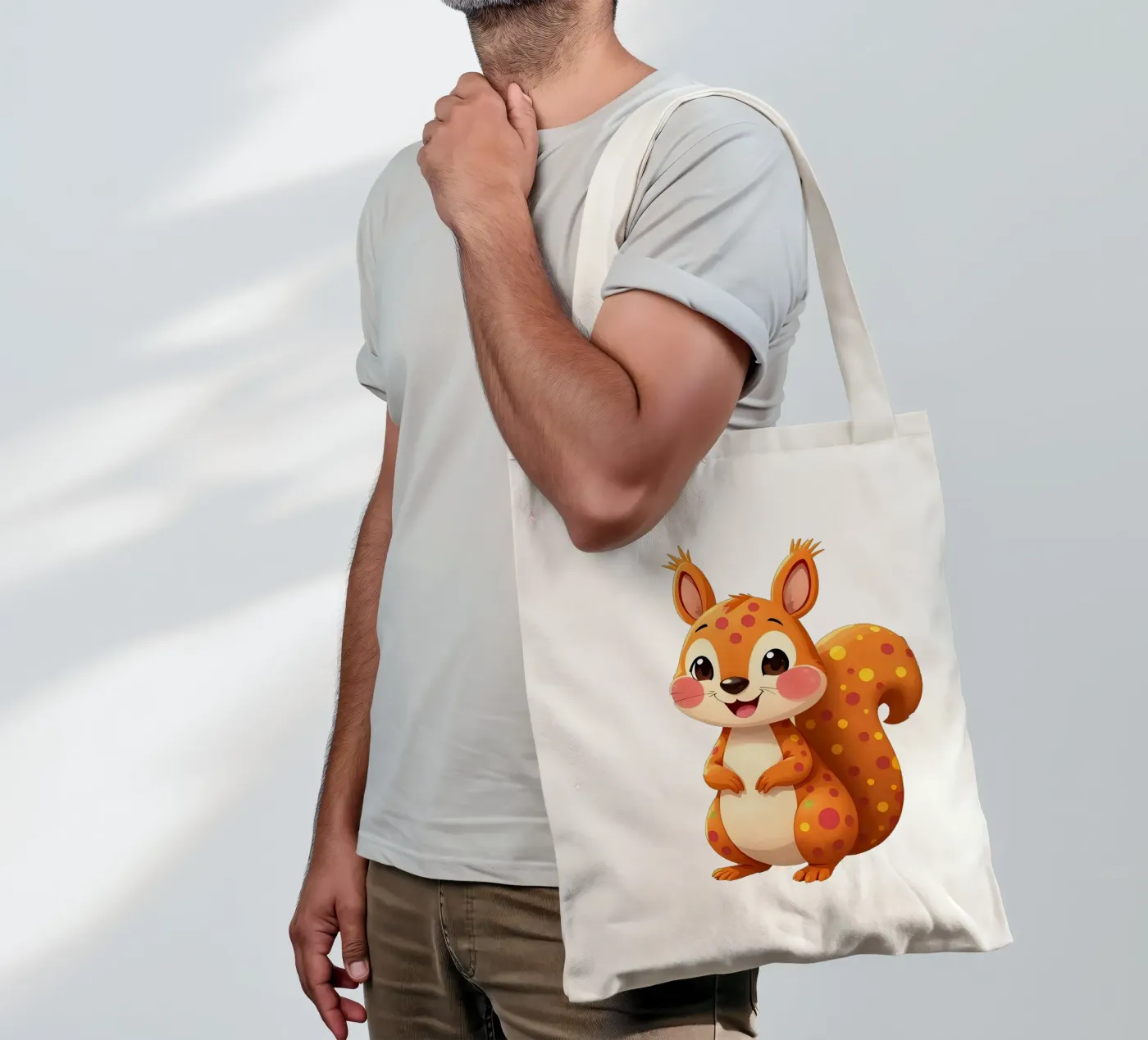 Squirrel_4a tote bag by Tierisch bunt by LK