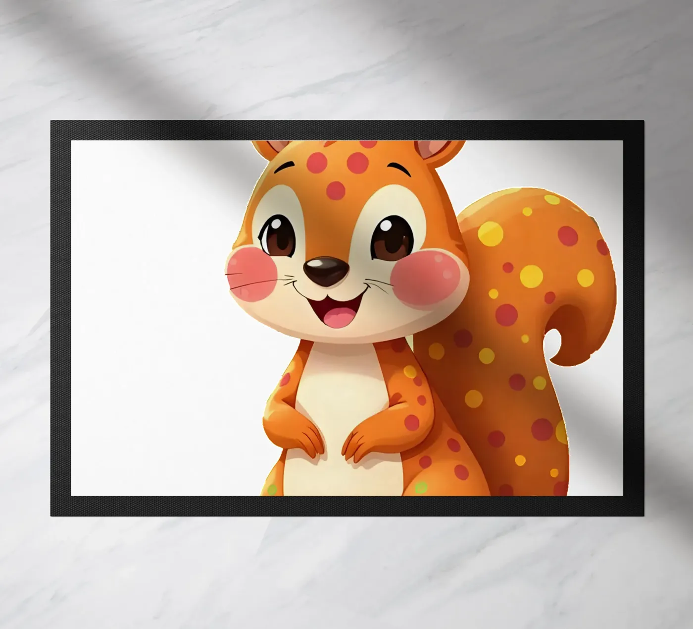 Squirrel_4a doormat by Tierisch bunt by LK