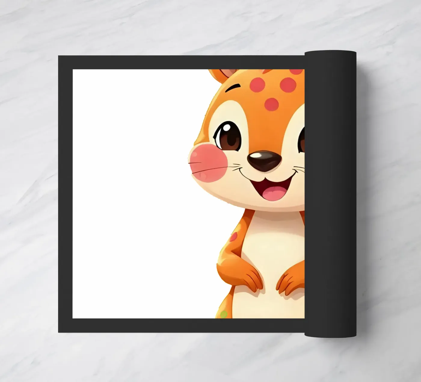 Squirrel_4a doormat by Tierisch bunt by LK