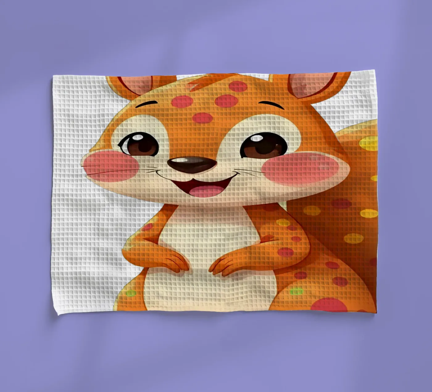 Squirrel_4a tea towel by Tierisch bunt by LK