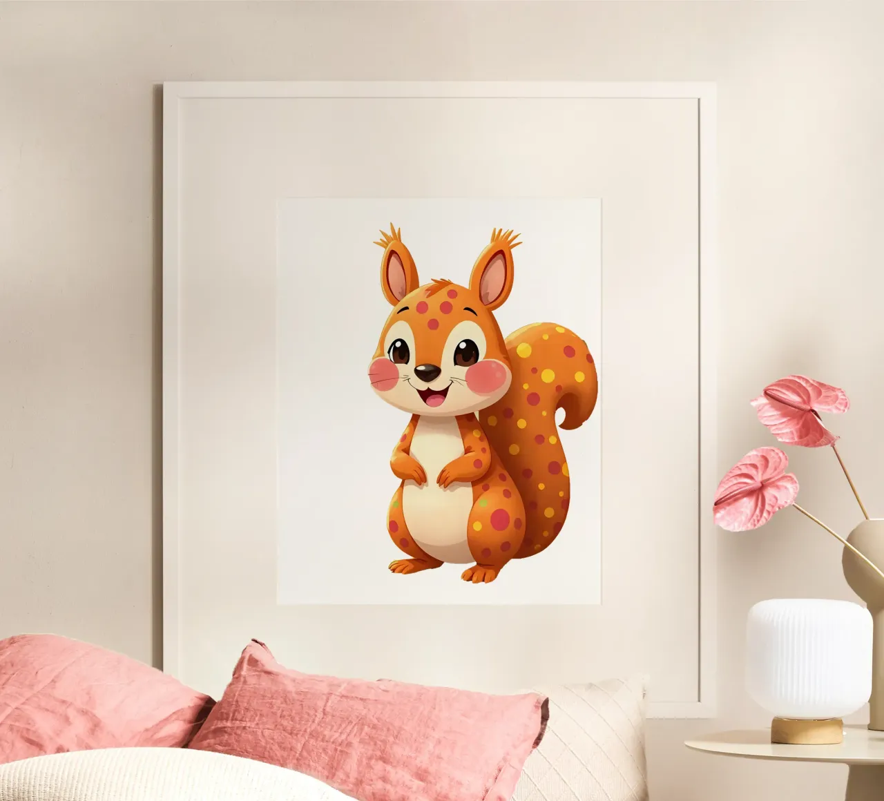 Squirrel_4a poster by Tierisch bunt by LK