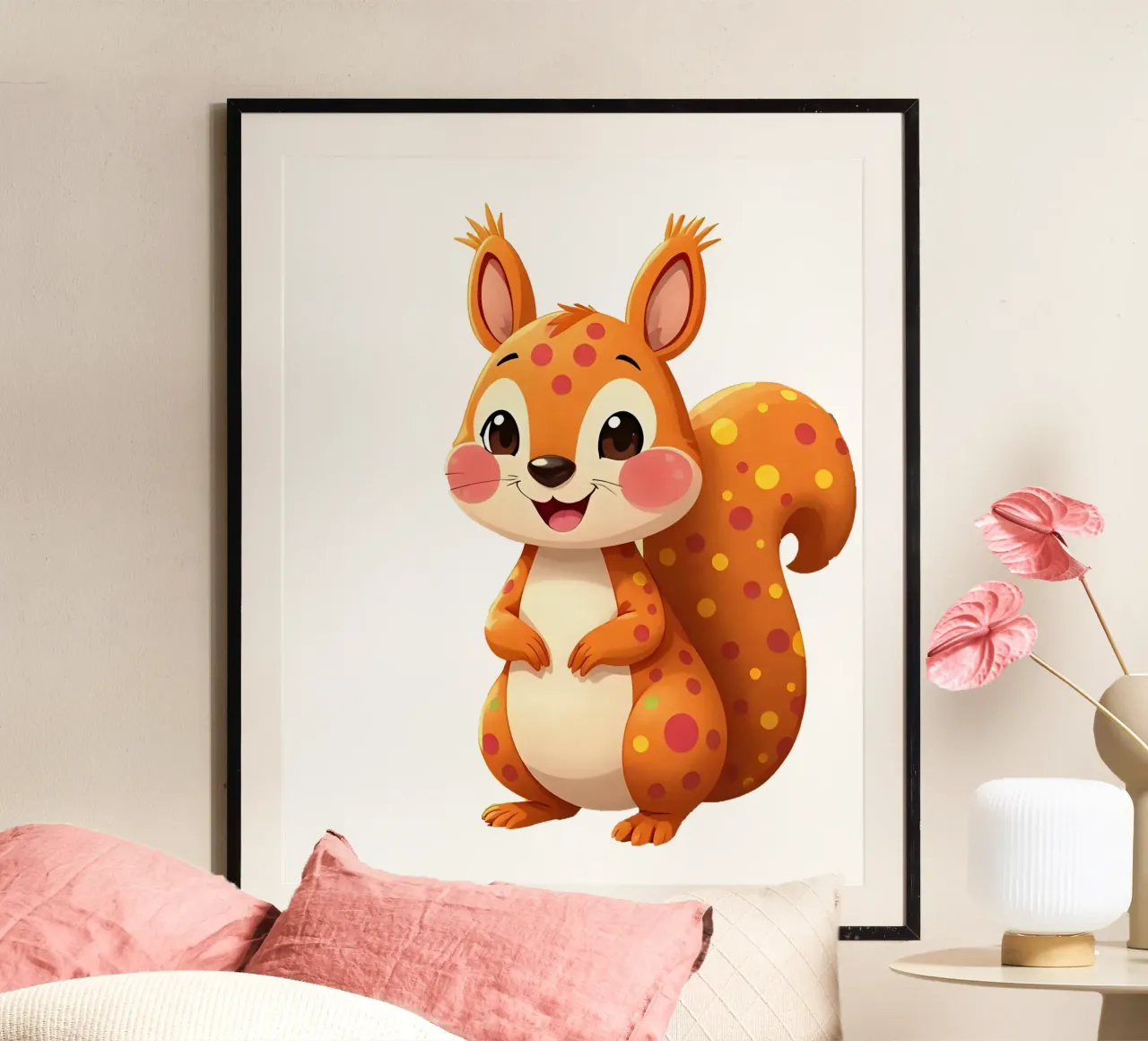 Squirrel_4a poster by Tierisch bunt by LK