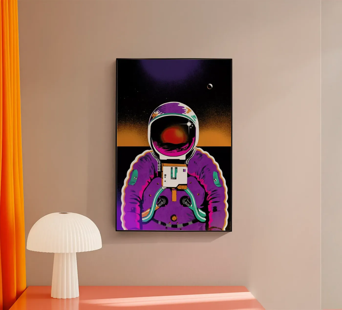 Astronaut acryl van Kolorama