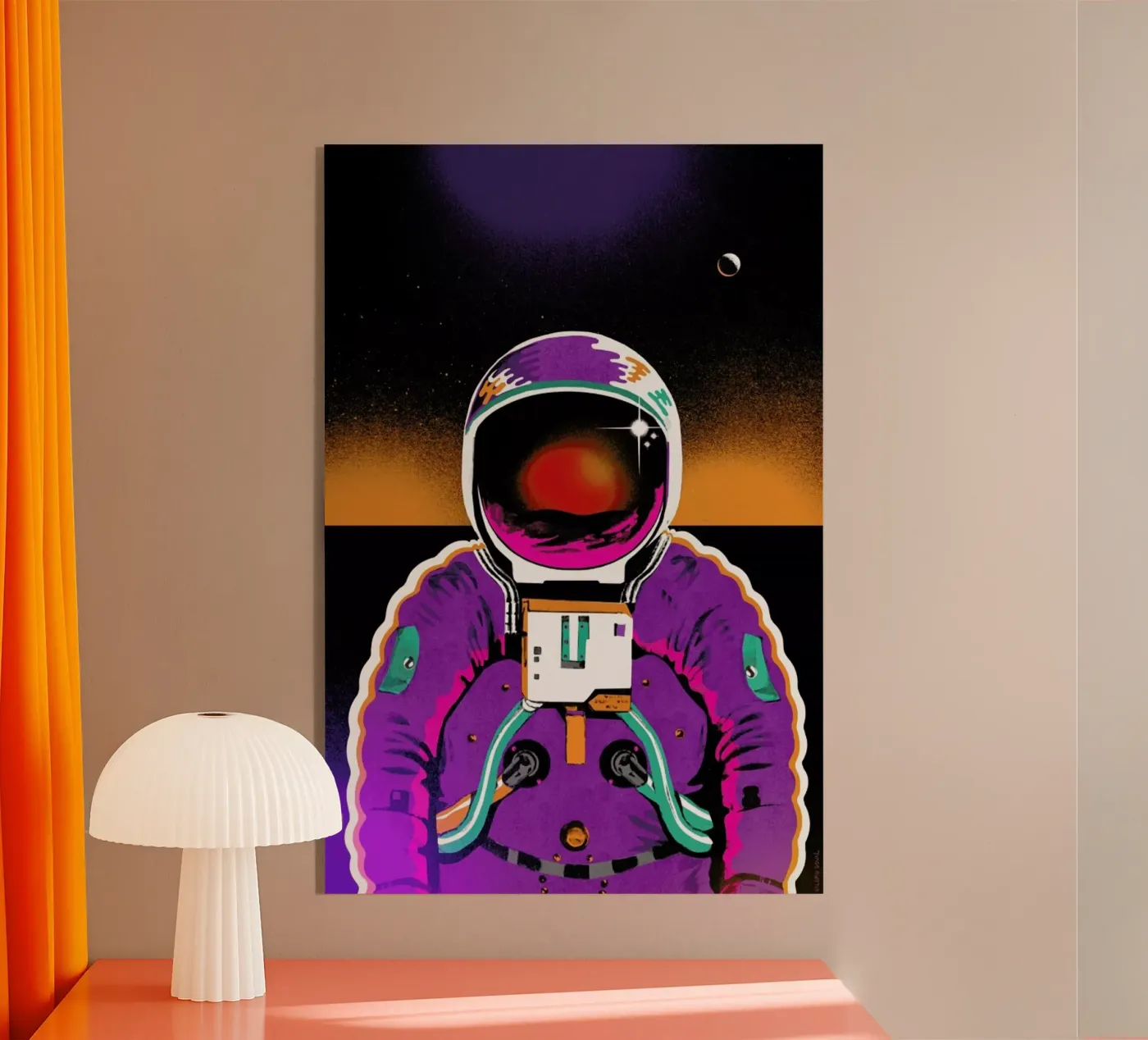 Astronaut acryl van Kolorama