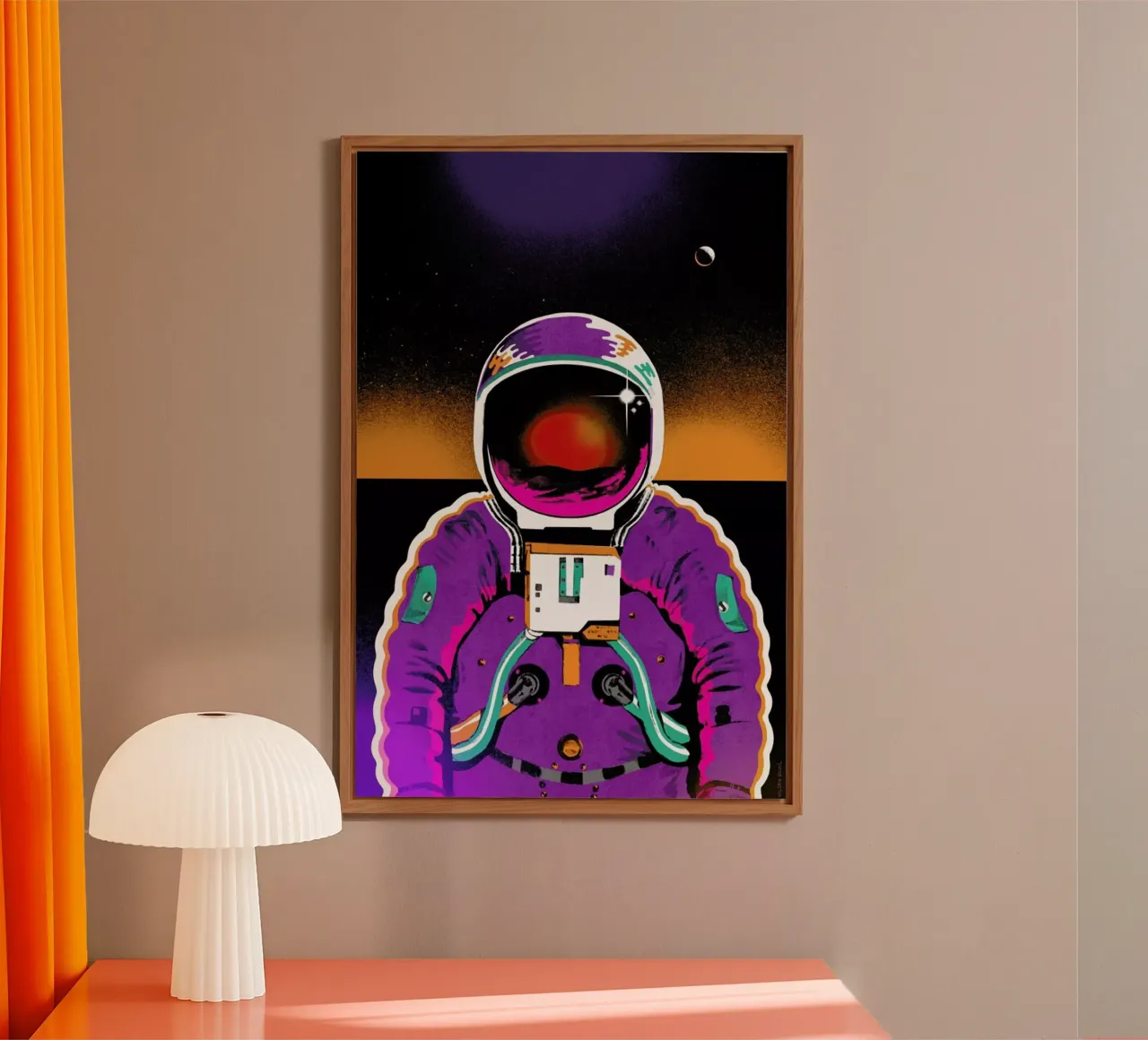 Astronaut alluminio dibond da Kolorama