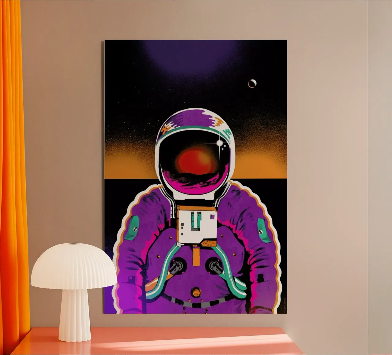 Astronaut alluminio dibond da Kolorama