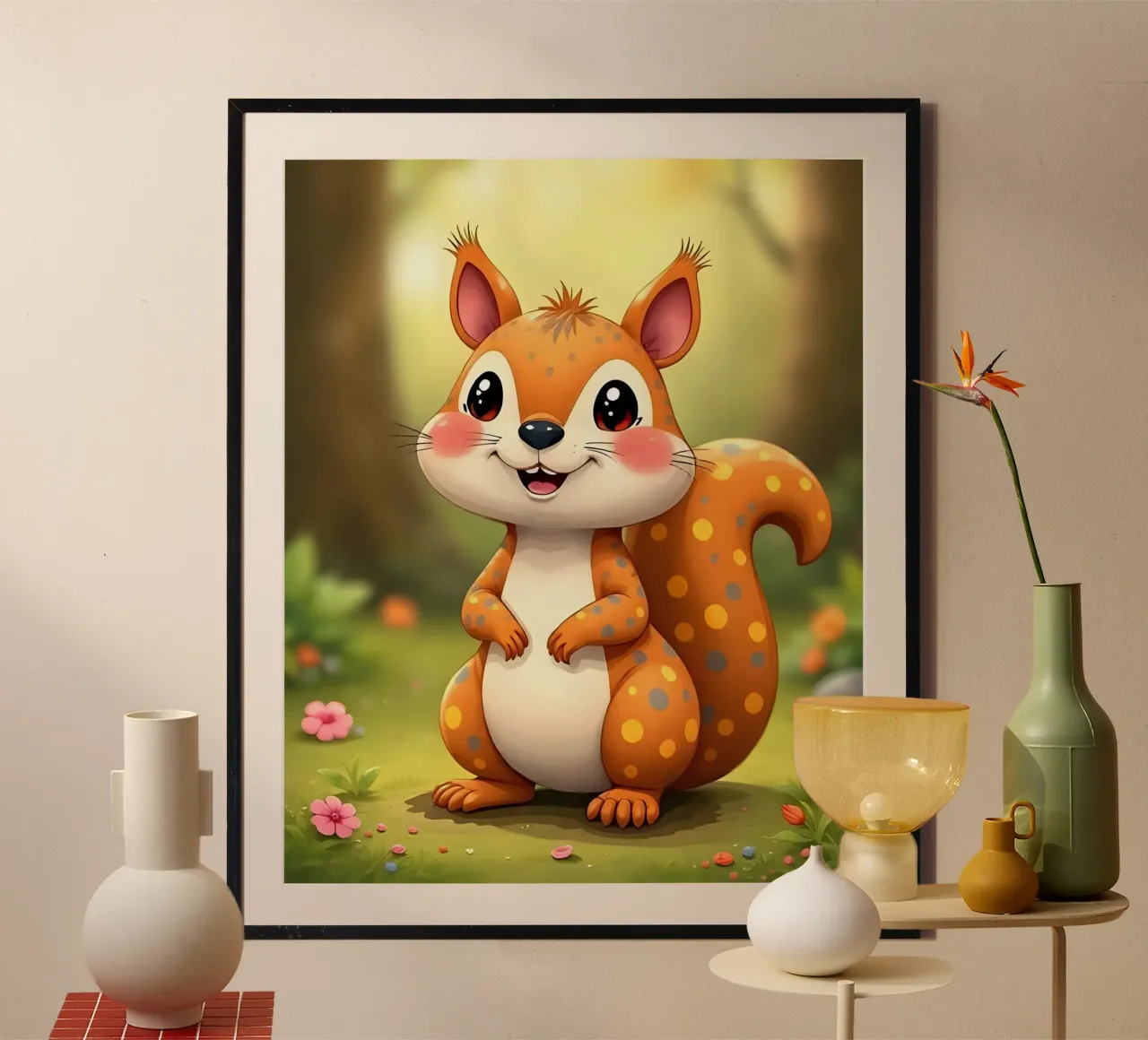 Scoiattolo_5 poster da Tierisch bunt by LK