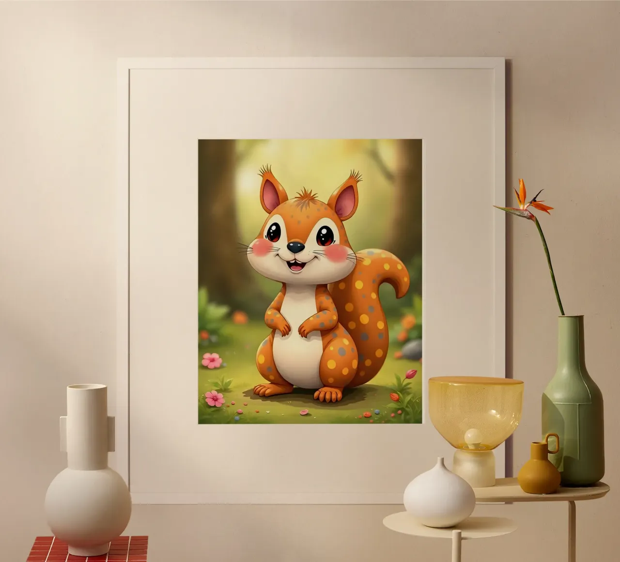 Scoiattolo_5 poster da Tierisch bunt by LK