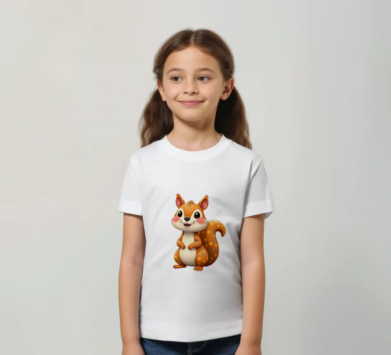 Squirrel_5a kids t-shirt by Tierisch bunt by LK