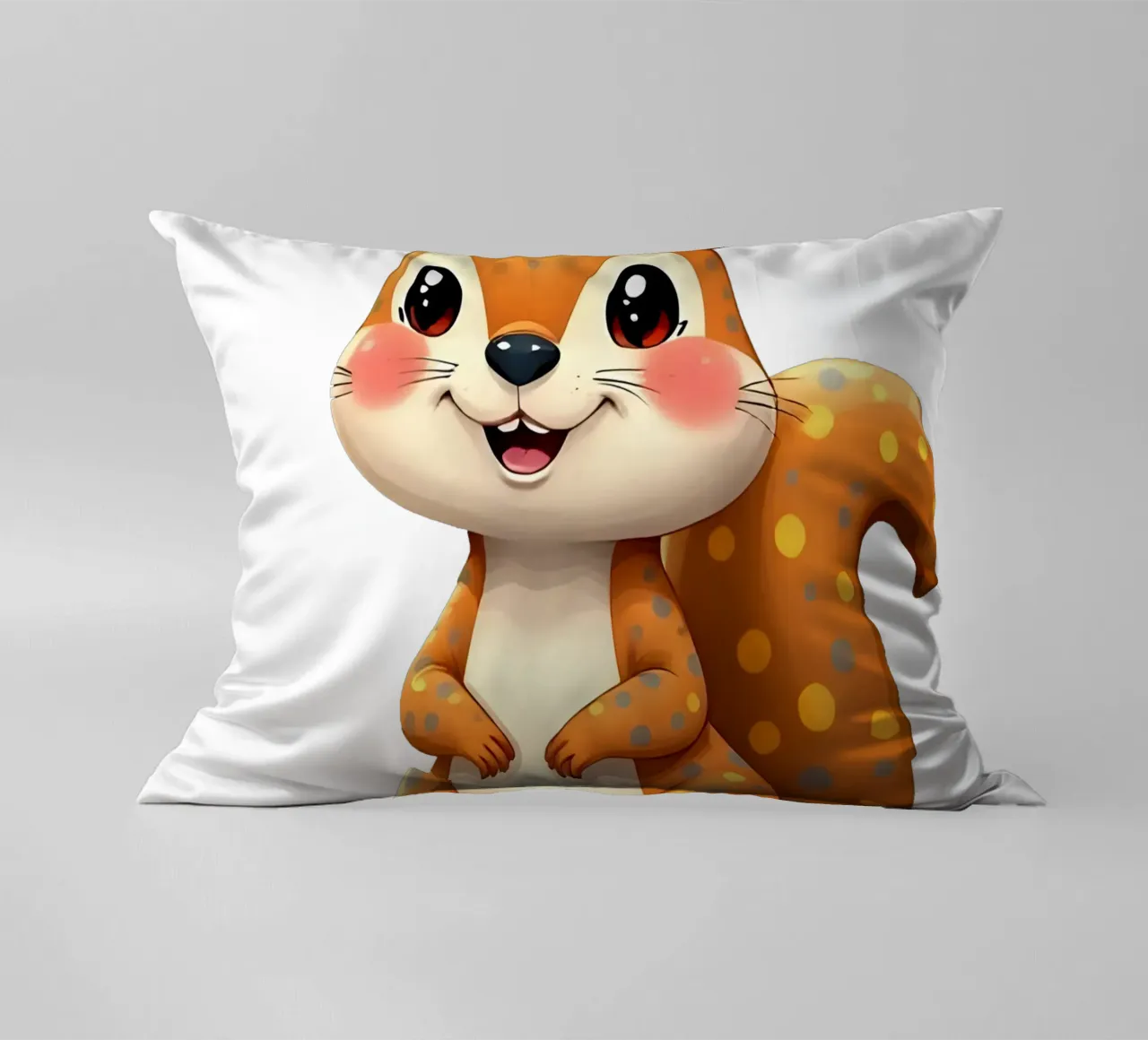 Squirrel_5a decorative cushion by Tierisch bunt by LK