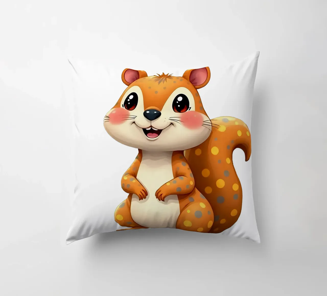 Squirrel_5a decorative cushion by Tierisch bunt by LK