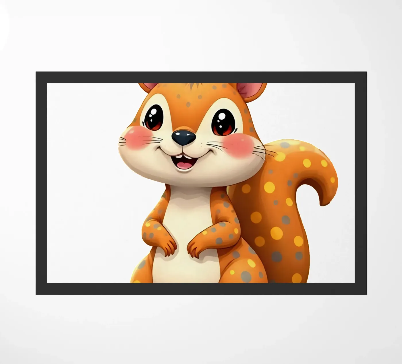 Squirrel_5a doormat by Tierisch bunt by LK