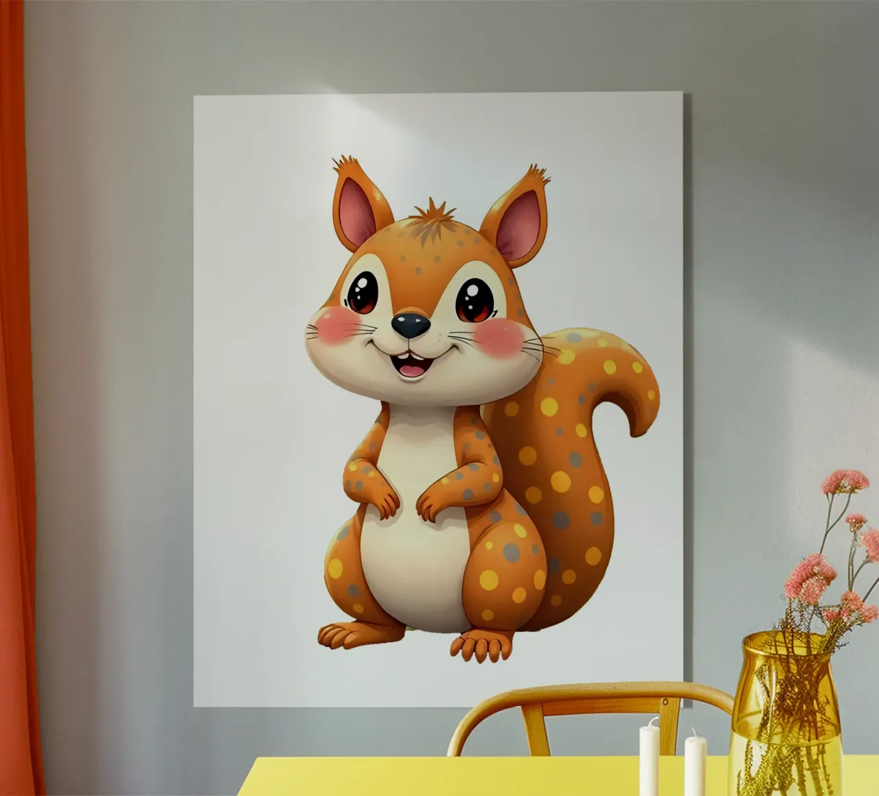 Squirrel_5a acrylic glass by Tierisch bunt by LK