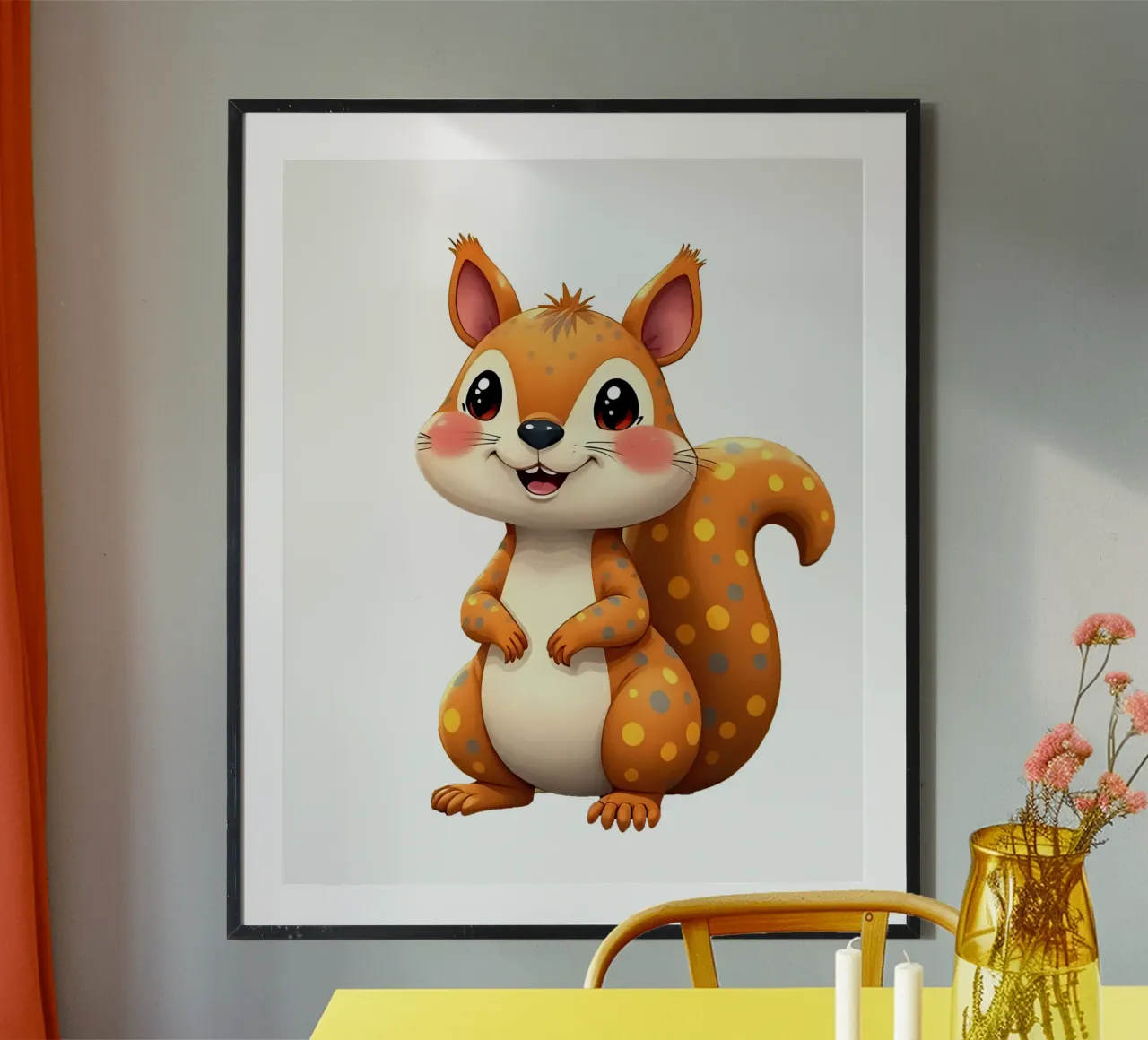 Squirrel_5a poster by Tierisch bunt by LK