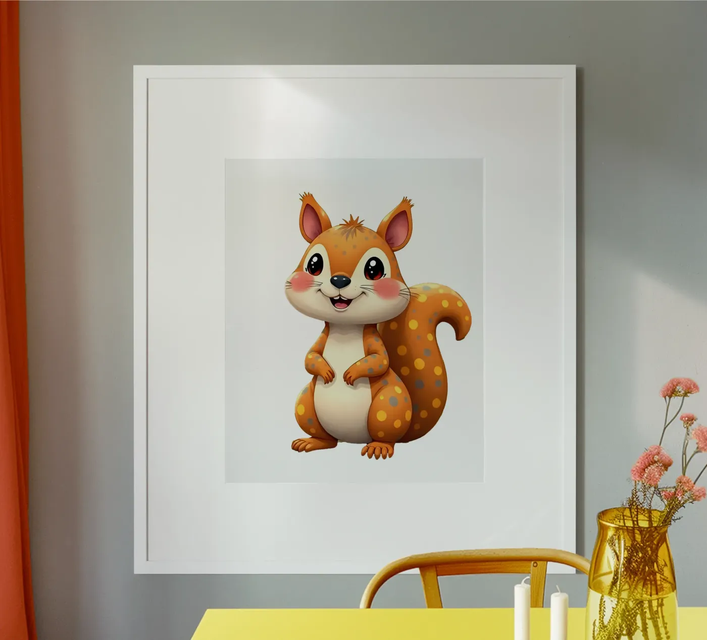 Squirrel_5a poster by Tierisch bunt by LK
