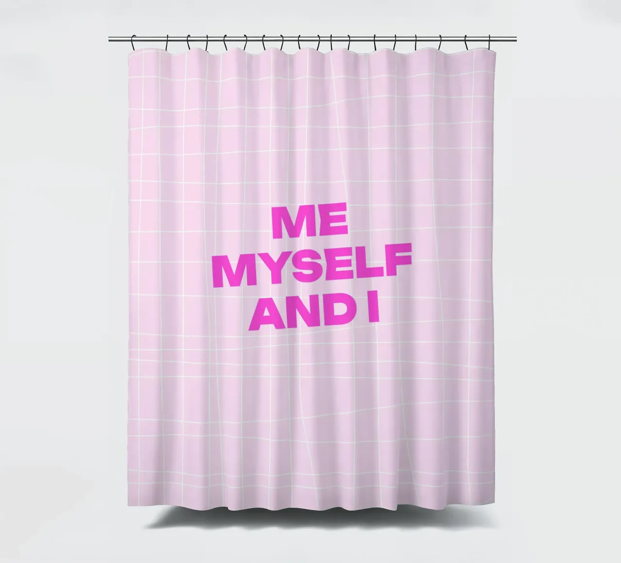 Me myself and I tenda da doccia da Bureau Purpur