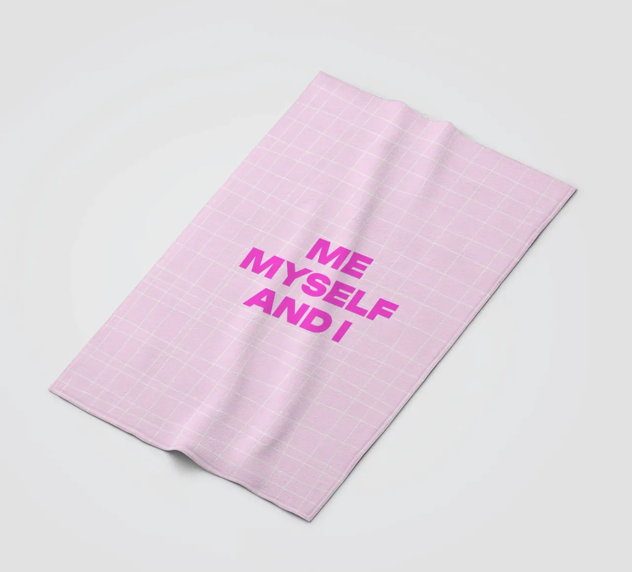 Me myself and I coperta in pile da Bureau Purpur