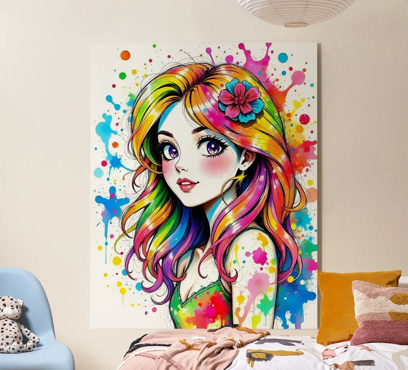 Style_B_1 plexiglass da AI-Portraits by LK