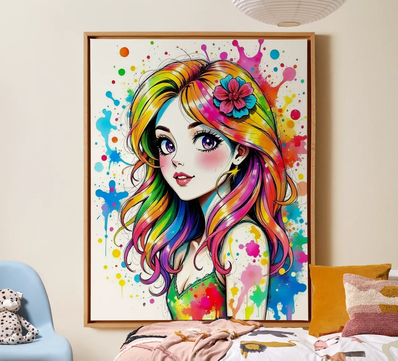 Estilo_B_1 lienzo de AI-Portraits by LK