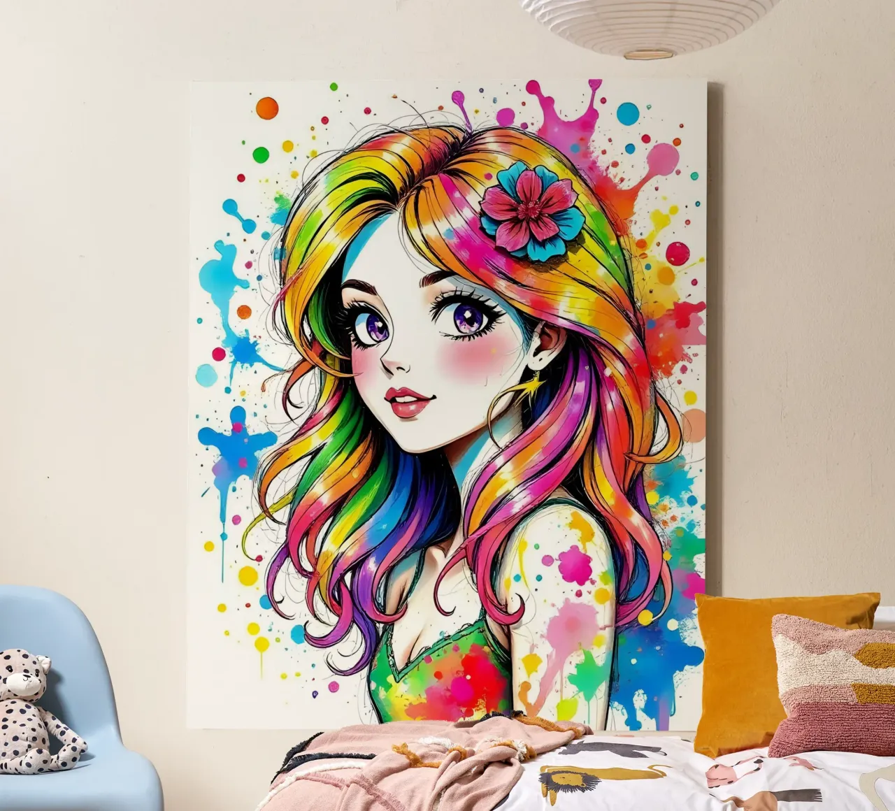 Estilo_B_1 lienzo de AI-Portraits by LK