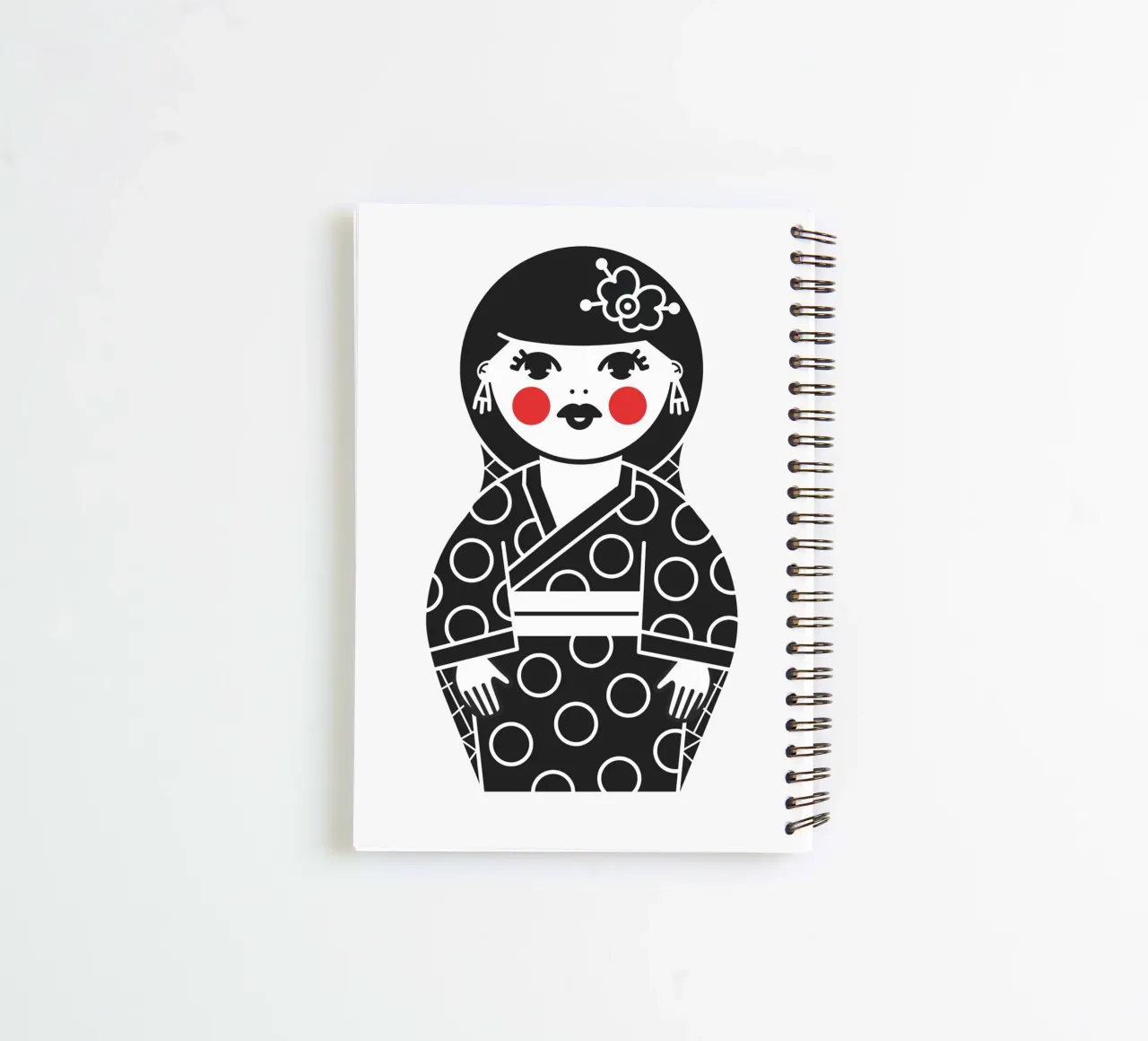Aiko spiral notebook by Lidia Blomgren