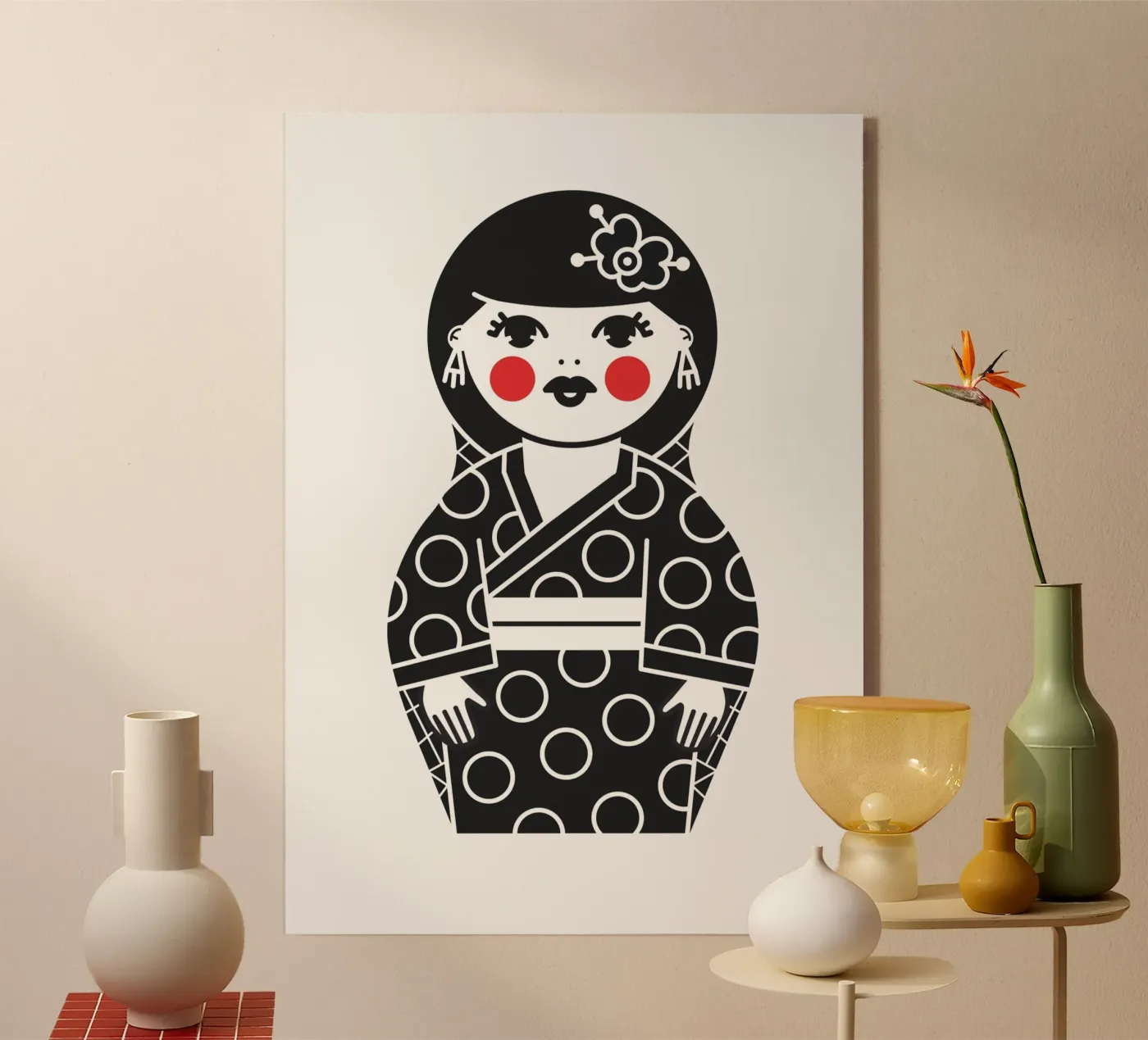 Aiko Acryl-Glas von Lidia Blomgren