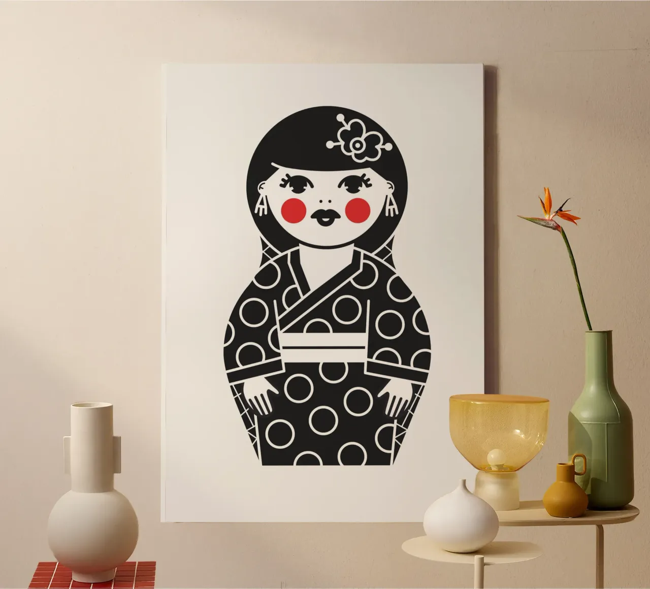 Aiko canvas by Lidia Blomgren