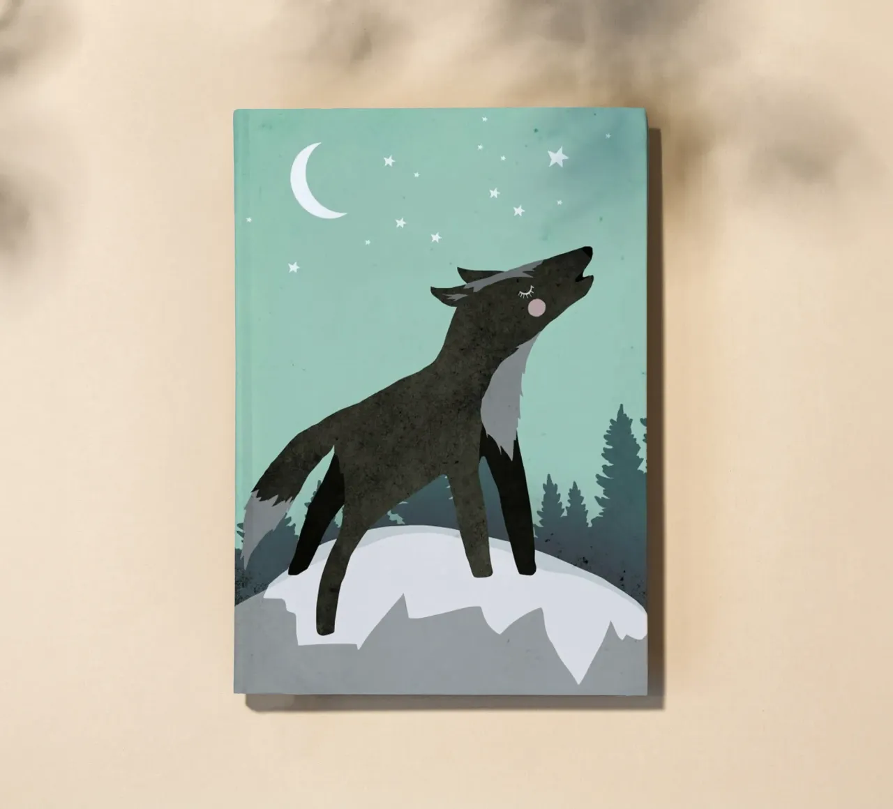 Howling Wolf notebook by treechild