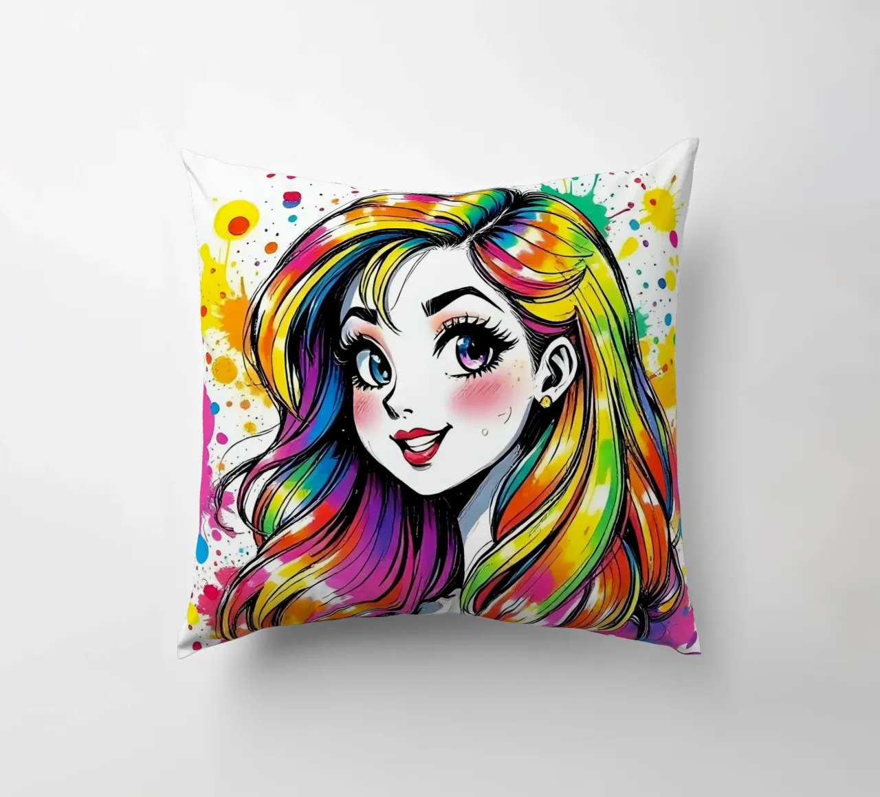 Stile_B_2 cuscino da AI-Portraits by LK