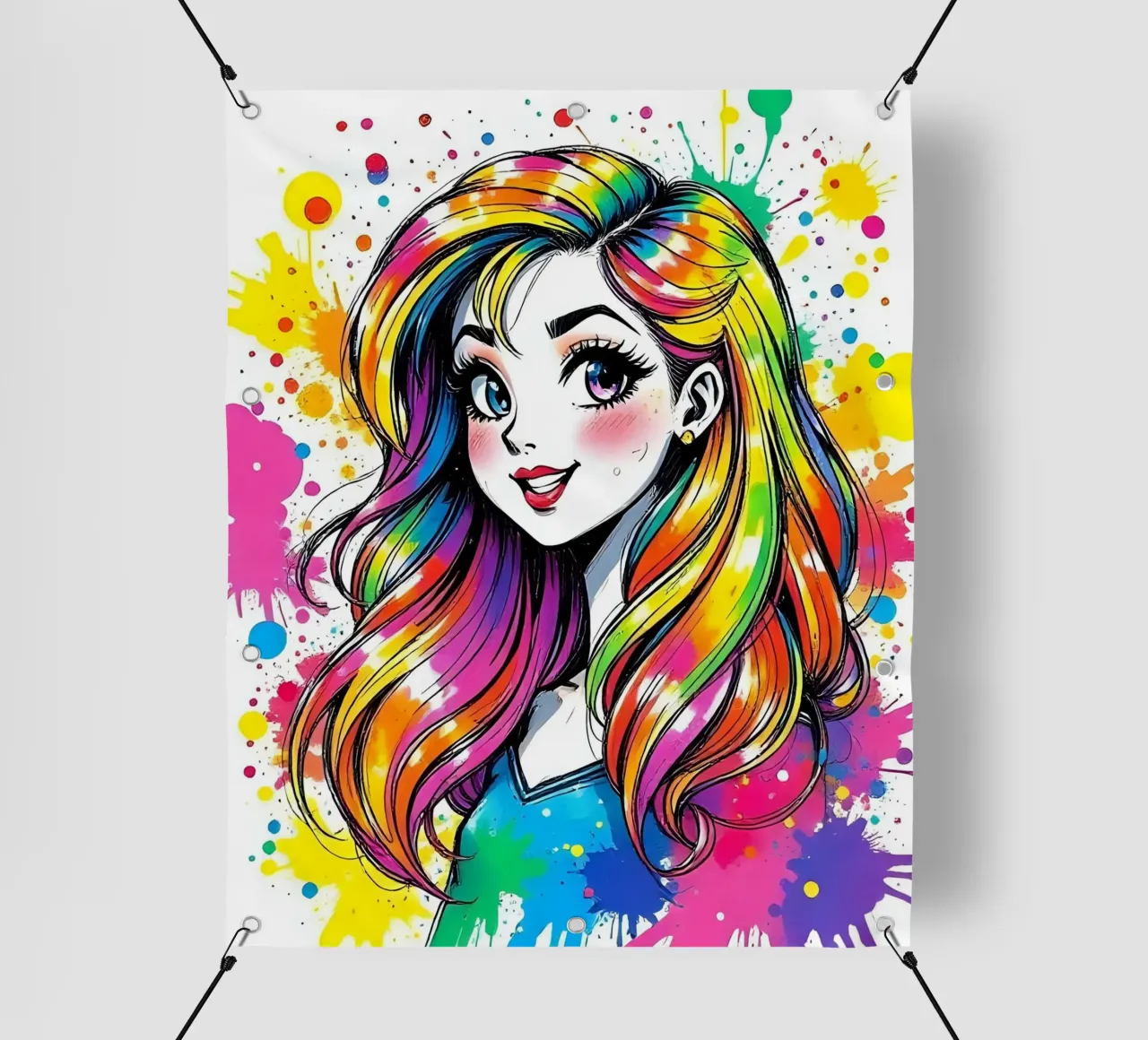 Stile_B_2 telo in pvc da AI-Portraits by LK