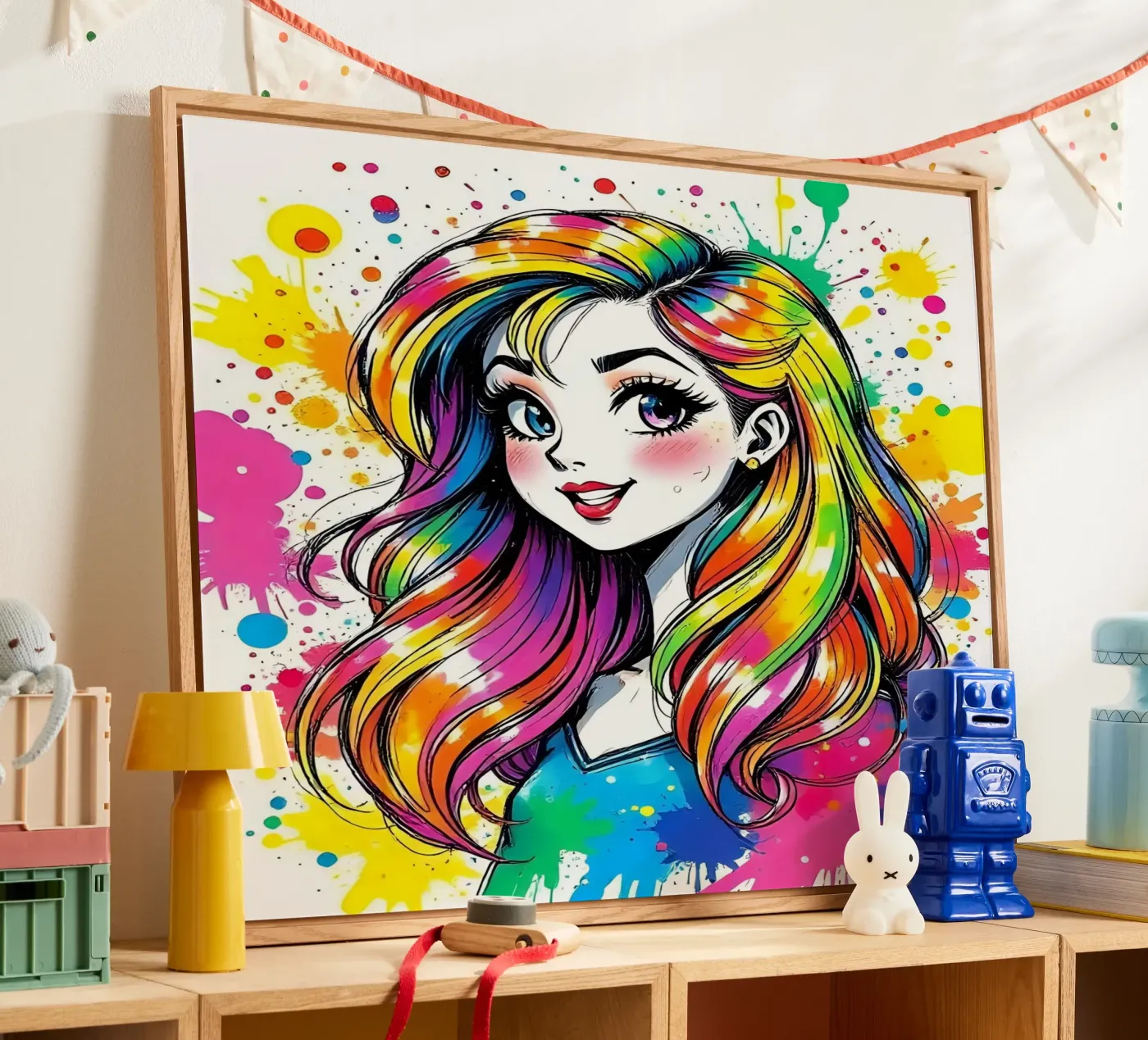 Style_B_2 acryl van AI-Portraits by LK
