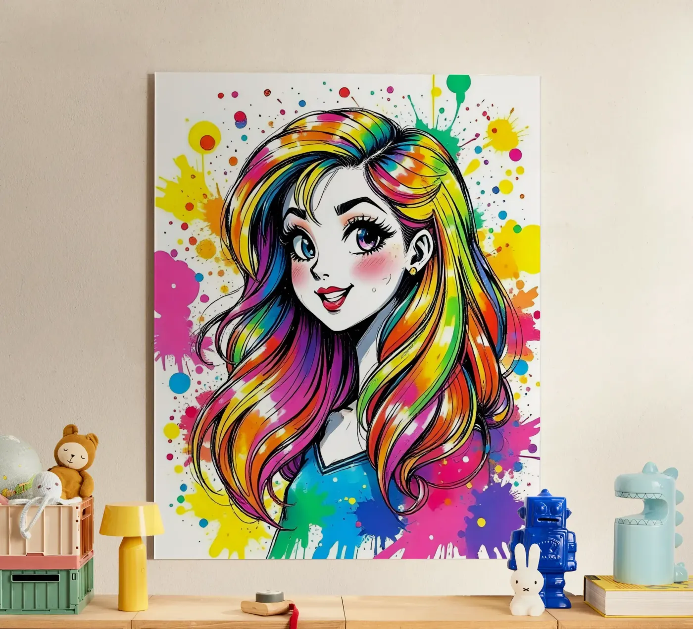 Style_B_2 acryl van AI-Portraits by LK