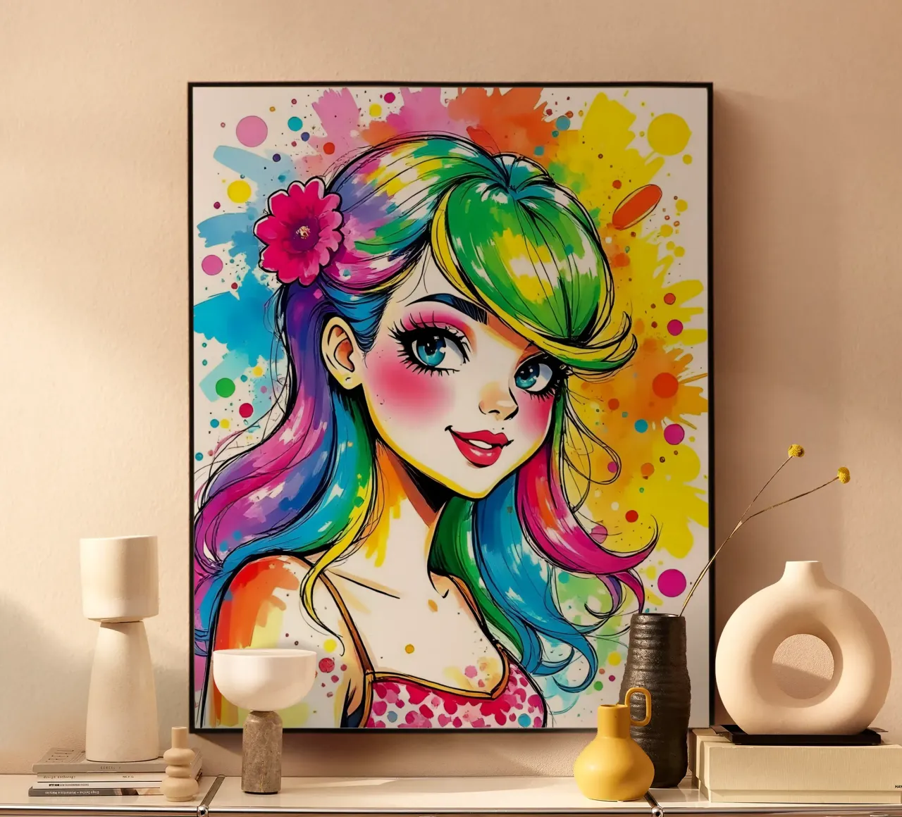 Stile_B_3 plexiglass da AI-Portraits by LK